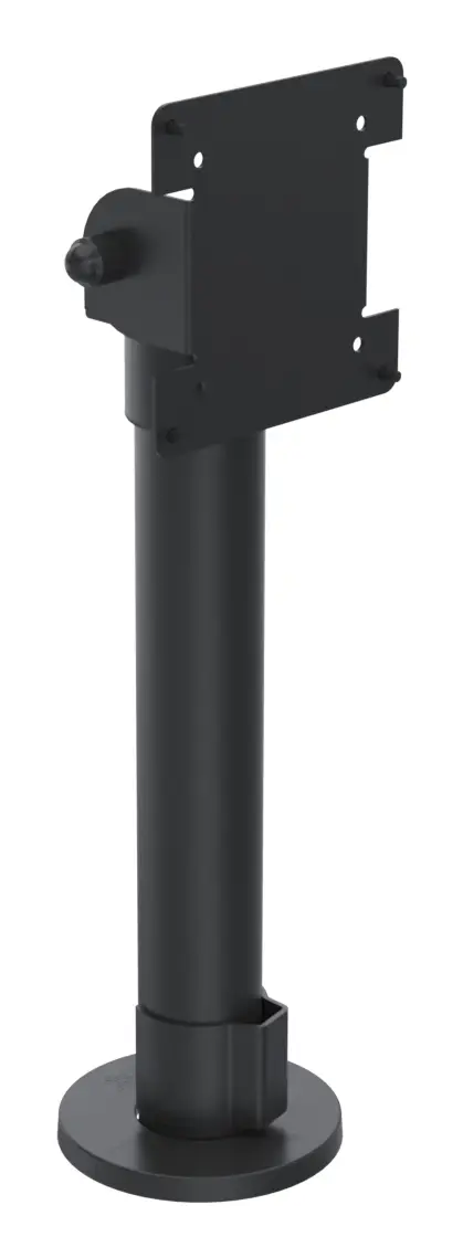 SpacePole POS SPV1102-FX-02 accesorio para terminal de punto de venta Montaje POS Negro Metal 75 x 75 mm 100 x 100 mm