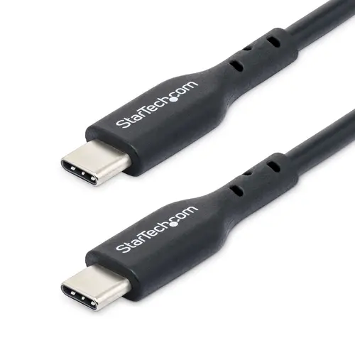 Cable de Carga USB-C de 2m - Cable USB Tipo C - Cable de Carga para Ordenador Portátil USB Tipo C USB 2.0 - PD de 60W 3A - Cubierta de TPE - Cable de Datos USB-C - Macho a Macho - Imagen 1
