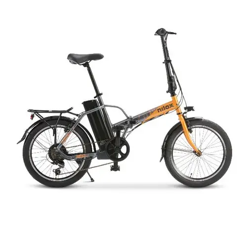 NXEBJ1PROOG bicicleta eléctrica Negro, Naranja Acero 50,8 cm (20") 23,5 kg Litio - Imagen 5