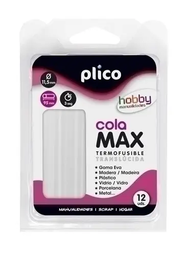 COLA TERMOFUSIBLE BARRA PLICO blister 12