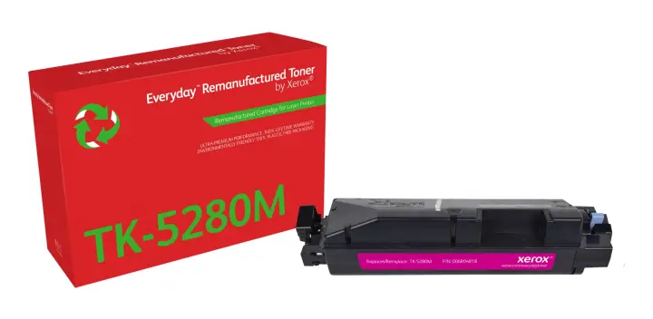 Remanufacturado Everyday Tóner Everyday Magenta remanufacturado de Xerox es compatible con Kyocera TK-5280M, Capacidad estándar