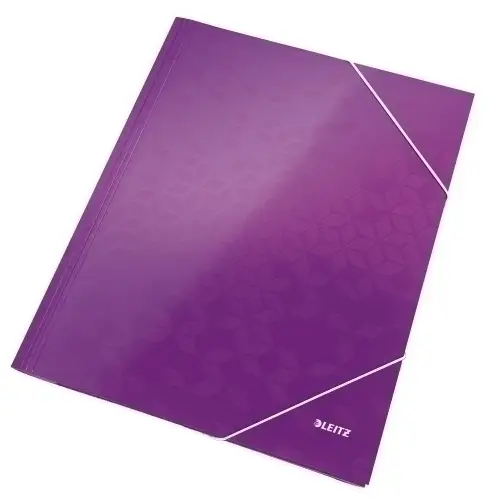 CARPETA SOLAP.LEITZ WOW CART. A4 VIOLETA - Pack de 10 unidades
