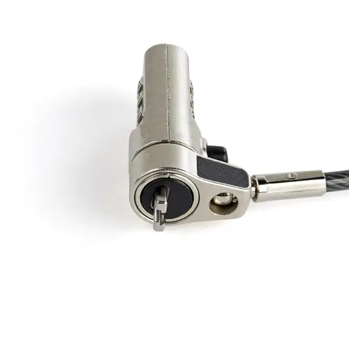 Cable de 2m de Seguridad para Ordenador Portátil - con Candado - para Ranura Nano - de Combinación - Imagen 5