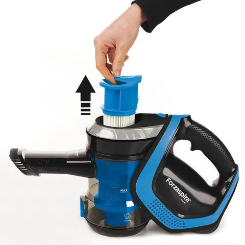 SR100 2-in-1 stick vacuum Batería Secar HEPA Sin bolsa Negro, Azul - Imagen 2