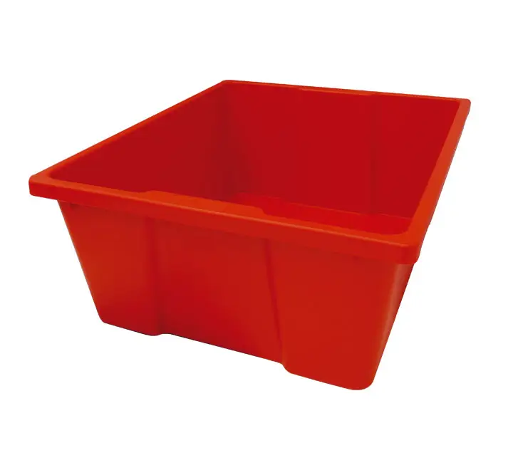 CAJON ALTO S/TAPA 37X31X14.8CM ROJO FAIBO 888-03