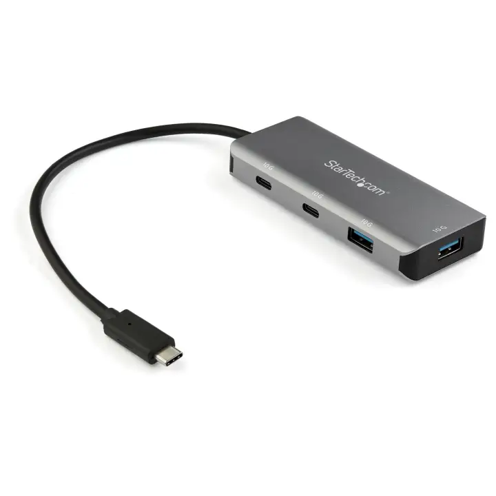 Hub USB C de 4 puertos - 2x USB A y 2x USB C - Concentrador USB T..