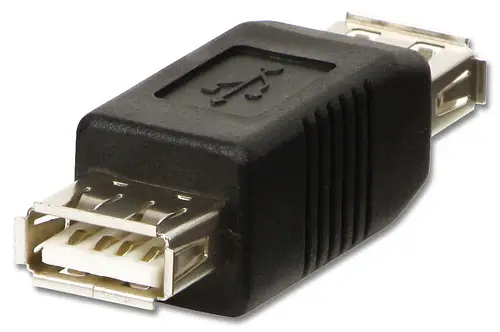 71230 cambiador de género para cable USB A Negro - Imagen 1