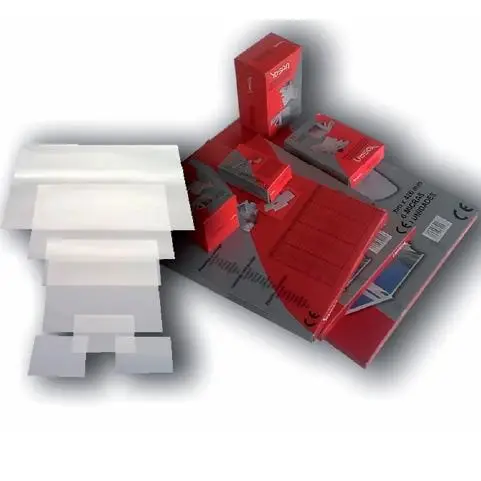YOSAN FUNDAS PLASTIFICAR 2X125 MICRAS BRILLO A3 -CAJA 100U- ROJA