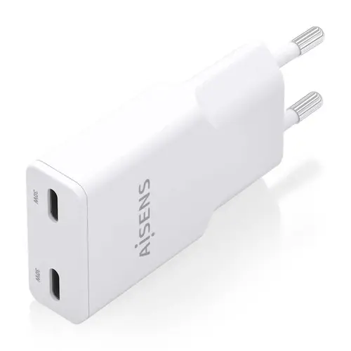 ASCH-30W2P048-W cargador de dispositivo móvil Cámara digital, MP3, MP4, Teléfono móvil, Navegante, Portátil, Consola de juegos portátil, Smartphone, Tableta, Universal Blanco Corriente alterna Carga rápida Interior - Imagen 2