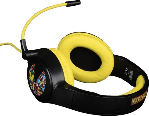 PacMan Auriculares Alámbrico Diadema Juego USB tipo A Negro, Amarillo - Imagen 5