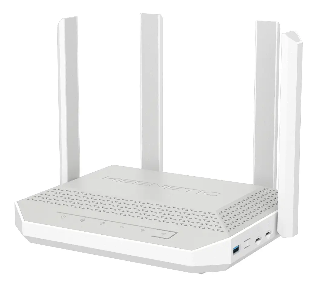 Hopper 4G+ (KN-2312) Módem router Wifi 6 Mesh 4G+ AX3000 con 2 ranuras de SIM, Gigabit Smart Switch de 5 puertos y un puerto USB 3.0 multifuncional