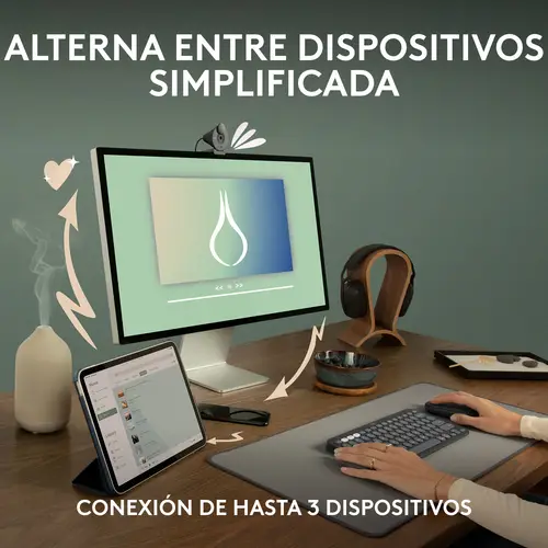 910-007013 ratón Viajes Ambidextro RF Wireless + Bluetooth Óptico 4000 DPI - Imagen 10