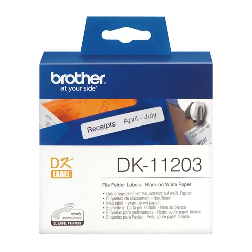 DK-11203 cinta para impresora de etiquetas Negro sobre blanco - Imagen 3