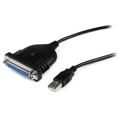 Cable de 1,8m Adaptador de Impresora Paralelo DB25 a USB A - H/M - Imagen 1