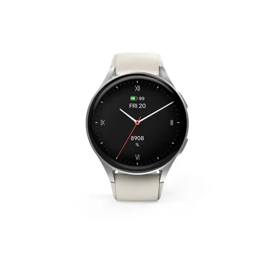 Smartwatch 8900 3,35 cm (1.32") AMOLED 42 mm Digital 466 x 466 Pixeles Pantalla táctil Plata GPS (satélite)