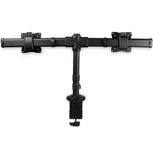 Brazo para Escritorio de Dos Monitores - con Barra Horizontal - Soporte de Mordaza/Ojal para Escritorio - Imagen 3
