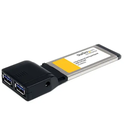 Tarjeta Adaptador ExpressCard/34 USB 3.0 SuperSpeed de 2 Puertos con UASP - Imagen 1