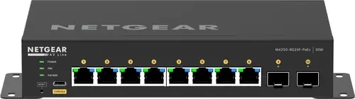 GSM4210PX-100EUS switch Gestionado L2/L3 Gigabit Ethernet (10/100/1000) Energía sobre Ethernet (PoE) Negro - Imagen 1