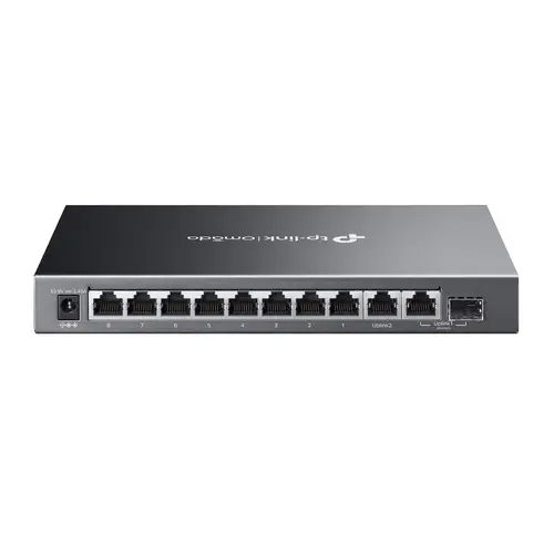 Omada ES210GMP switch Gestionado Gigabit Ethernet (10/100/1000) Energía sobre Ethernet (PoE) Negro - Imagen 2