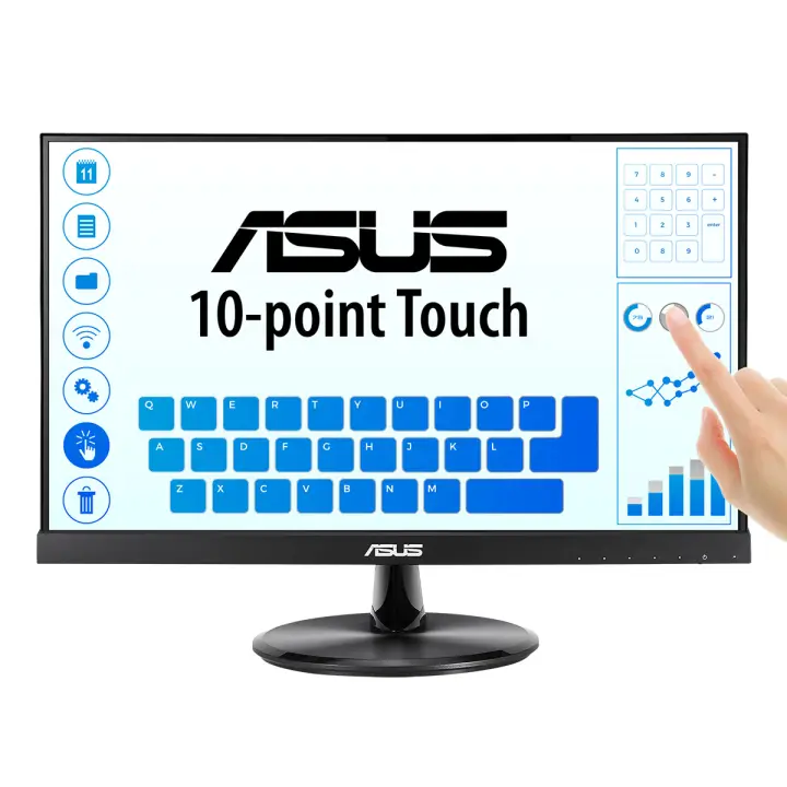 VT229H pantalla para PC 54,6 cm (21.5") 1920 x 1080 Pixeles Full HD LED Pantalla táctil Negro