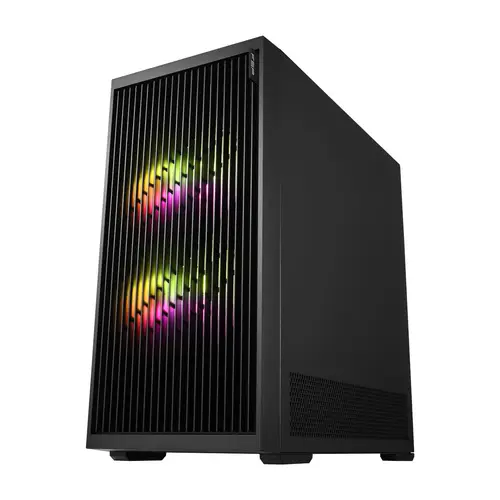 M330-BA Carcasa Midi Tower mITX, mATX, ATX Negro ARGB - Imagen 2