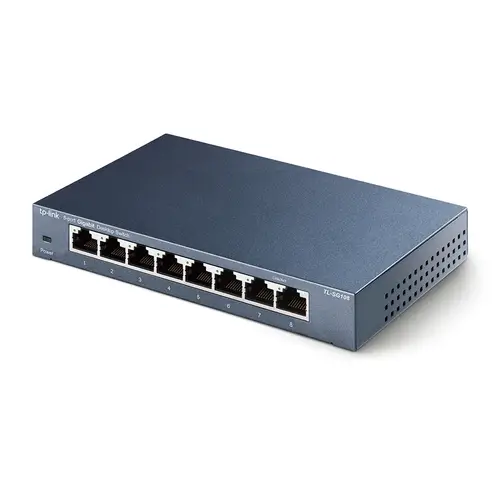 TL-SG108 No administrado Gigabit Ethernet (10/100/1000) Negro - Imagen 2