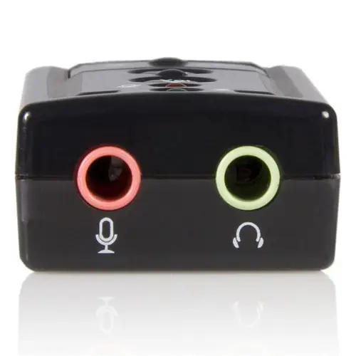 Tarjeta de Sonido 7,1 Virtual USB Externa Adaptador Conversor - Imagen 3