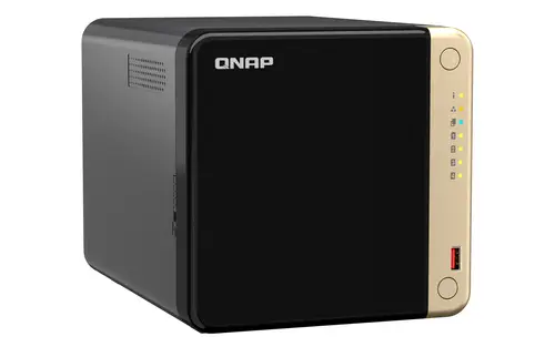 TS-464 NAS Torre Intel® Celeron® N5095 8 GB DDR4 0 TB QNAP QTS Negro - Imagen 3