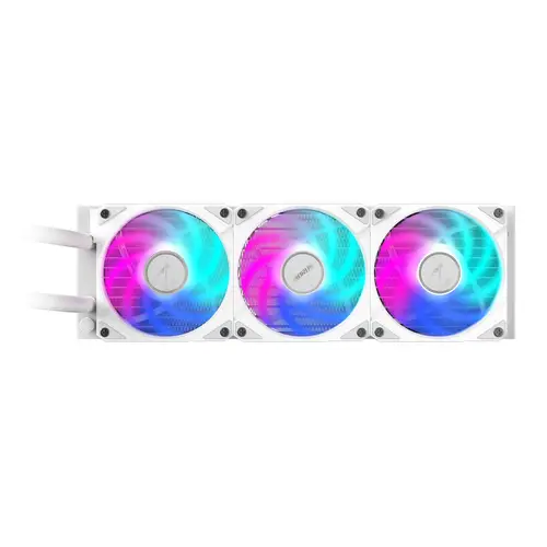 AORUS WATERFORCE II 360 ICE Refrigerador de CPU líquido AIO - 3x ventiladores ARGB de 120 mm, mecanismo de conexión deslizante, DAISY-CHAIN, compatible con Intel LGA 1851 y AMD AM5 - Imagen 4