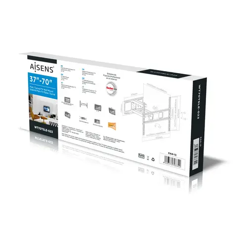 WT70TSLE-023 soporte para TV 177,8 cm (70") Negro - Imagen 9