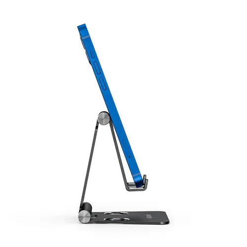 Soporte De Sobremesa Tamaño M Ajustable (2 Pivotes) Para Movil / Tablet, Negro - Imagen 2