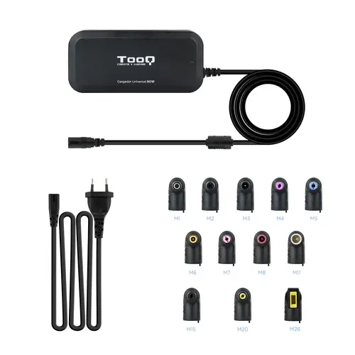 TQLC-90BS02AT adaptador e inversor de corriente Interior 90 W Negro - Imagen 5
