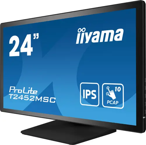 ProLite T2452MSC-B1 pantalla para PC 60,5 cm (23.8") 1920 x 1080 Pixeles Full HD LCD Pantalla táctil Multi-usuario Negro - Imagen 4