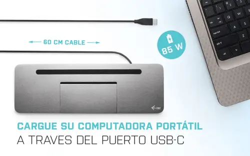 Metal SB-C Ergonomic 4K 3x Display Docking Station with Power Delivery 85 W + Universal Charger 100 W - Imagen 14