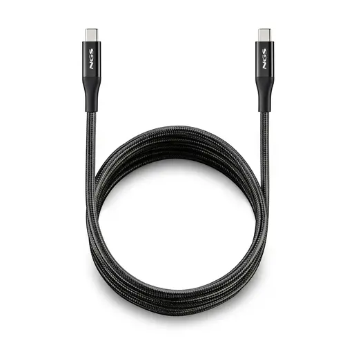 KNOT 240W-2 cable USB 2 m USB C Negro - Imagen 2