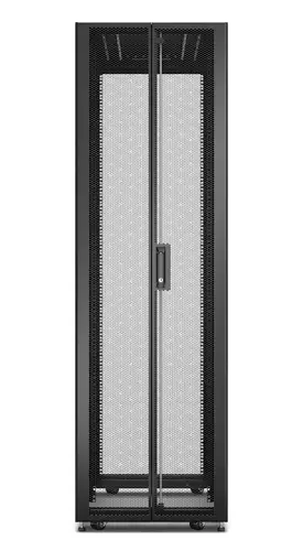 EASY RACK 600MM/42U/800MM WITH ROOF SIDE PANEL CASTORS FEET AND 4 BRACKETS NO BOTTOM BLACK Rack o bastidor independiente Negro - Imagen 2