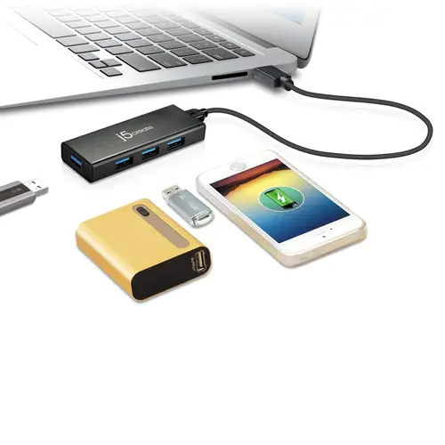 JUH340-N Mini HUB USB 3.0 de 4 puertos - UE/RU - Imagen 5