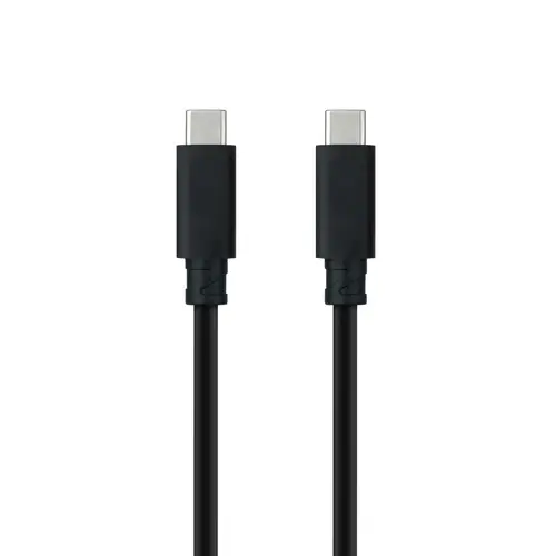 Cable USB 3.2 Gen2x2 20Gbps 5A/100W 4K/60Hz USB-C/M-USB-C/M, Negro, 3 m - Imagen 2