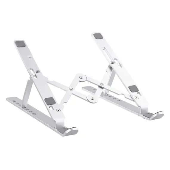 iClick Notebook Aluminium Stand Soporte para ordenador portátil y tableta Plata 43,2 cm (17")