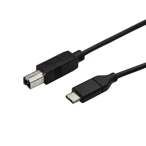 Cable de 50cm USB-C a USB-B de Impresora - Cable Adaptador USB Tipo C a USB B - Imagen 1