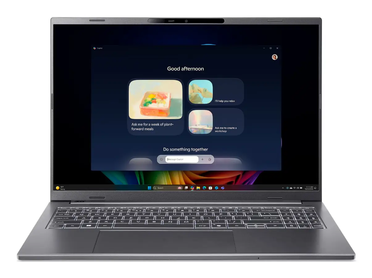 Aspire 16 AI A16-52M-916E Copilot+ PC Intel Core Ultra 9 288V Por..