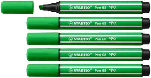 Pen 68 MAX rotulador Verde 5 pieza(s) - Imagen 1