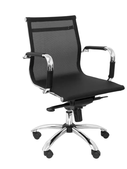 204CBNE silla de oficina y de ordenador Asiento de malla Respaldo de malla