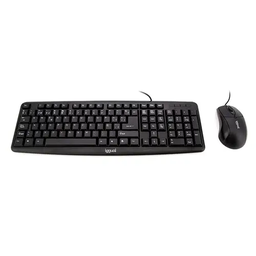 COM-CK-BASIC teclado Ratón incluido Universal USB QWERTY Español Negro - Imagen 1