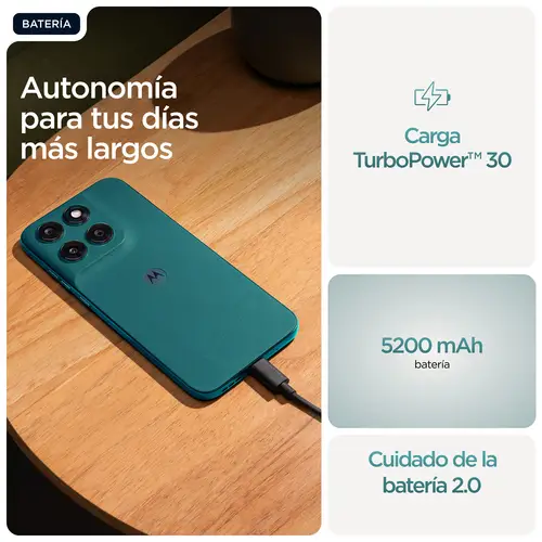 SMARTPHONE MOTOROLA MOTO G77 8GB/256GB SHADED SPRUCE - Imagen 11