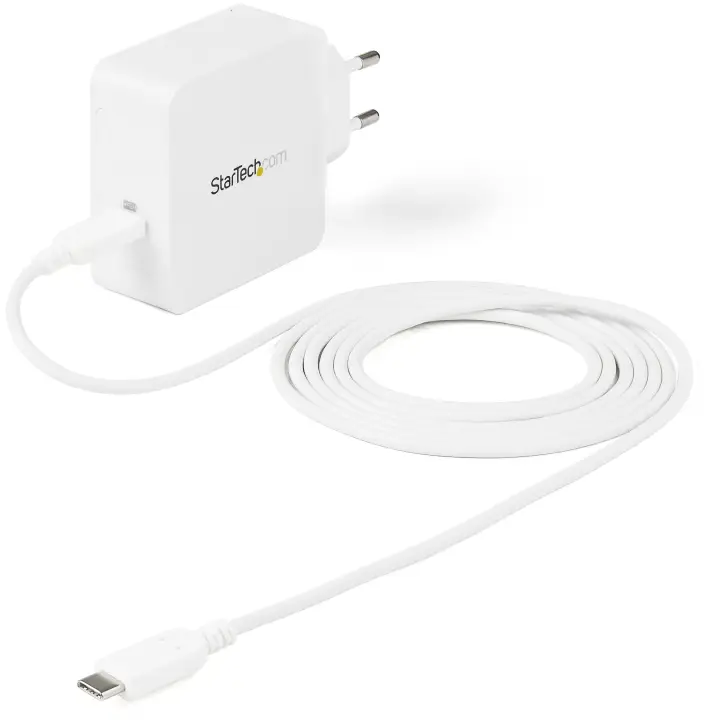 Cargador USB C de Pared - Cargador USB Tipo C de 60W para Ordenador Portátil - Adaptador Universal de Alimentación Compacto USB C con Cable de 2m - Dell/Lenovo X1/HP/MacBook - USB IF/CE