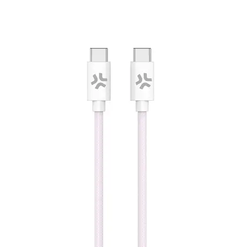 USBCUSBCCOTTPK cable USB 1,5 m USB C Rosa, Blanco - Imagen 1