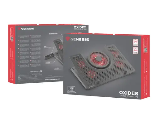 Oxid 550 almohadilla fría 43,9 cm (17.3") 2800 RPM Negro - Imagen 22