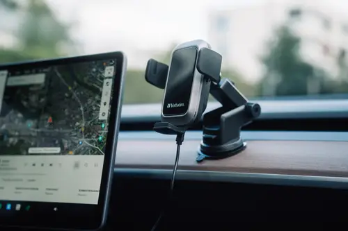 FWC-03 Pro Qi Fast Wireless Autoladegerät retail Negro - Imagen 9