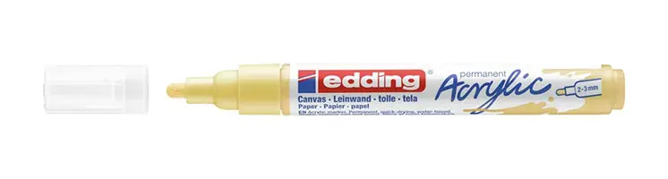 5300 acrylic marker fine marcador permanente Amarillo 1 pieza(s)